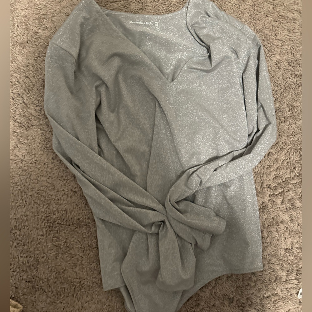 Abercrombie Silver Bodysuit